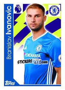 Sticker Branislav Ivanovic - Premier League Inglese 2016-2017 n. 59 - Topps