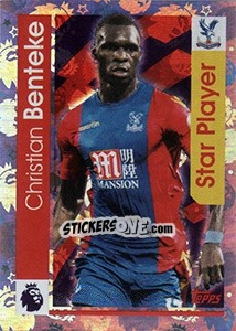 Sticker Christian Benteke - Premier League Inglese 2016-2017 n. 72 - Topps