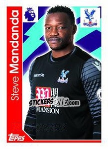 Sticker Steve Mandanda - Premier League Inglese 2016-2017 n. 73 - Topps