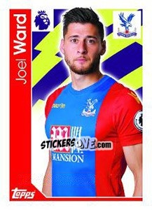 Sticker Joel Ward - Premier League Inglese 2016-2017 - Topps