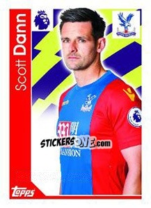 Figurina Scott Dann - Premier League Inglese 2016-2017 - Topps