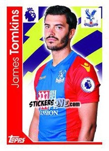 Sticker James Tomkins - Premier League Inglese 2016-2017 - Topps