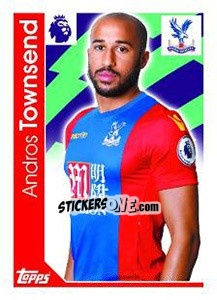 Figurina Andros Townsend - Premier League Inglese 2016-2017 - Topps