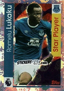 Sticker Romelu Lukaku - Premier League Inglese 2016-2017 n. 88 - Topps
