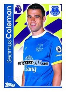 Figurina Seamus Coleman - Premier League Inglese 2016-2017 - Topps