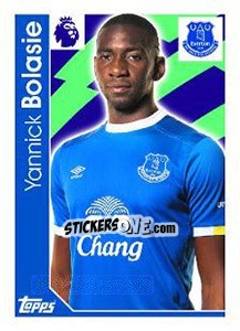 Cromo Yannick Bolassie - Premier League Inglese 2016-2017 - Topps