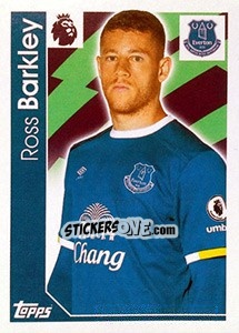 Sticker Ross Barkley - Premier League Inglese 2016-2017 n. 96 - Topps