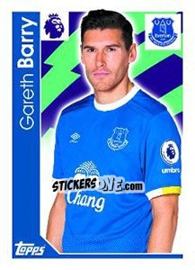 Cromo Gareth Barry - Premier League Inglese 2016-2017 - Topps