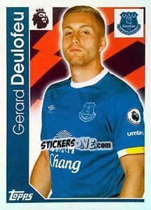 Sticker Gerard Deulofeu - Premier League Inglese 2016-2017 n. 99 - Topps