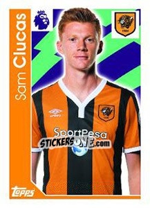 Figurina Sam Clucas - Premier League Inglese 2016-2017 - Topps