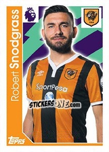 Sticker Robert Snodgrass - Premier League Inglese 2016-2017 - Topps