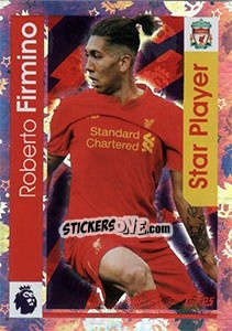 Sticker Roberto Firmino - Premier League Inglese 2016-2017 n. 136 - Topps