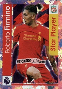 Sticker Roberto Firmino - Premier League Inglese 2016-2017 - Topps