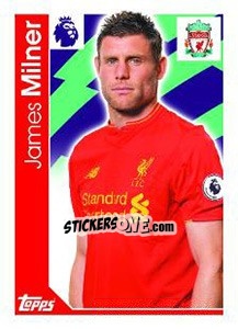 Sticker James Milner - Premier League Inglese 2016-2017 - Topps