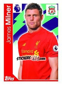 Cromo James Milner - Premier League Inglese 2016-2017 - Topps