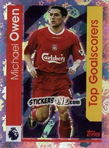 Sticker Michael Owen /  Top Goalscorers - Premier League Inglese 2016-2017 n. 180 - Topps