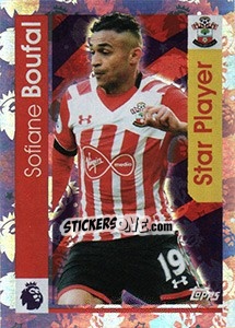 Sticker Sofiane Boufal - Premier League Inglese 2016-2017 n. 220 - Topps