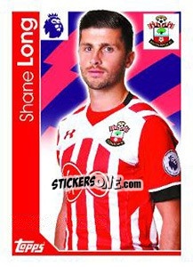 Sticker Shane Long - Premier League Inglese 2016-2017 - Topps