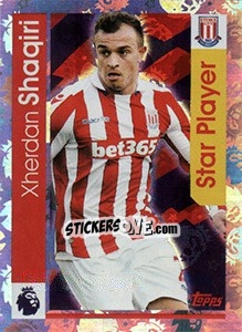 Sticker Xherdan Shaqiri - Premier League Inglese 2016-2017 n. 236 - Topps