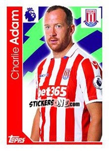 Cromo Charlie Adam - Premier League Inglese 2016-2017 - Topps