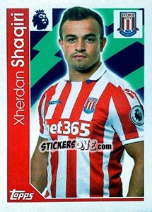 Sticker Xherdan Shaqiri - Premier League Inglese 2016-2017 n. 243 - Topps