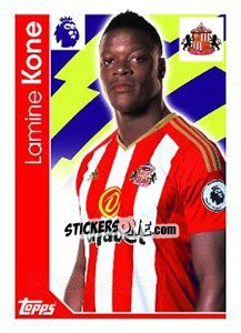 Sticker Lamine Kone - Premier League Inglese 2016-2017 - Topps