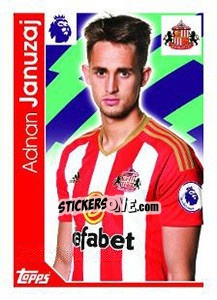 Cromo Adnan Januzaj - Premier League Inglese 2016-2017 - Topps