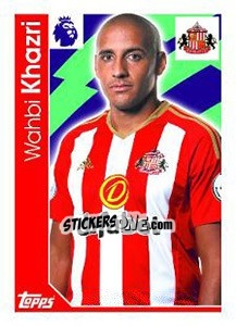 Figurina Wahbi Khazri - Premier League Inglese 2016-2017 - Topps