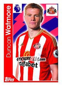 Cromo Duncan Watmore - Premier League Inglese 2016-2017 - Topps