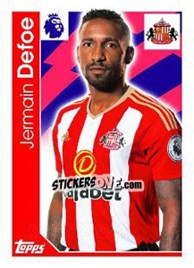 Sticker Jermain Defoe - Premier League Inglese 2016-2017 - Topps