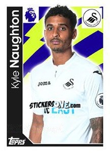 Sticker Kyle Naughton - Premier League Inglese 2016-2017 - Topps