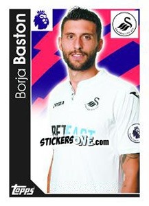 Cromo Borja Baston - Premier League Inglese 2016-2017 - Topps