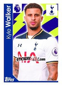 Sticker Kyle Walker - Premier League Inglese 2016-2017 n. 286 - Topps