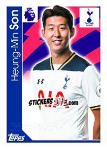 Sticker Heung-Min Son - Premier League Inglese 2016-2017 n. 295 - Topps