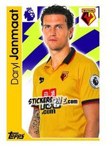 Sticker Daryl Janmaat - Premier League Inglese 2016-2017 - Topps