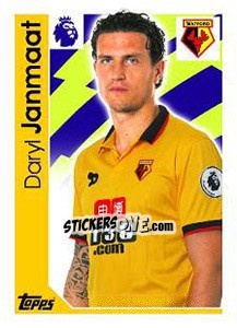 Cromo Daryl Janmaat - Premier League Inglese 2016-2017 - Topps