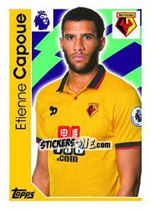 Figurina Etienne Capoue - Premier League Inglese 2016-2017 - Topps