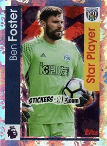 Sticker Ben Foster - Premier League Inglese 2016-2017 - Topps