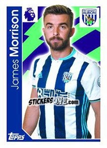 Sticker James Morrison - Premier League Inglese 2016-2017 - Topps