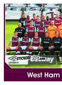 Figurina Team photo (1) - Premier League Inglese 2016-2017 - Topps