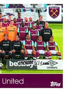 Figurina Team photo (2) - Premier League Inglese 2016-2017 - Topps