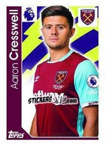 Figurina Aaron Cresswell - Premier League Inglese 2016-2017 - Topps