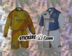 Figurina Home Kits - Premier League Inglese 1995-1996 - Merlin
