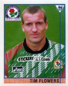 Figurina Tim Flowers - Premier League Inglese 1995-1996 - Merlin