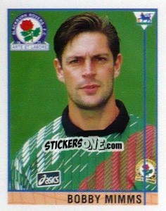 Sticker Bobby Mimms - Premier League Inglese 1995-1996 n. 7 - Merlin