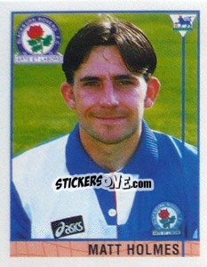 Figurina Matt Holmes - Premier League Inglese 1995-1996 n. 17 - Merlin