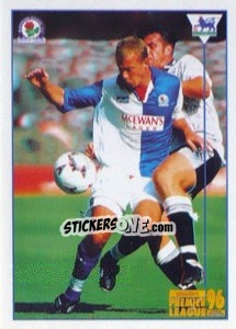 Cromo Alan Shearer (Superstar) - Premier League Inglese 1995-1996 - Merlin