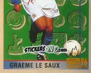 Sticker Graeme Le Saux (Leading Player 2/2) - Premier League Inglese 1995-1996 n. 27 - Merlin