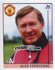 Sticker Alex Ferguson (Manager) - Premier League Inglese 1995-1996 n. 28 - Merlin