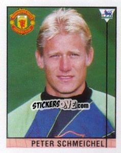 Sticker Peter Schmeichel - Premier League Inglese 1995-1996 n. 32 - Merlin